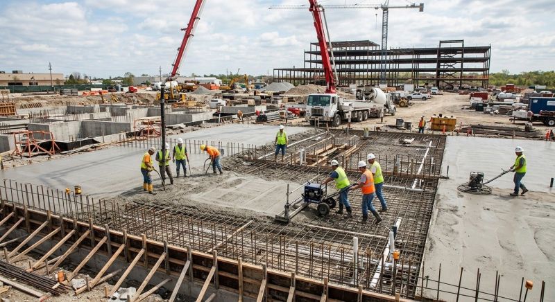 Commercial Slab Construction in Santa Rosa, CA
