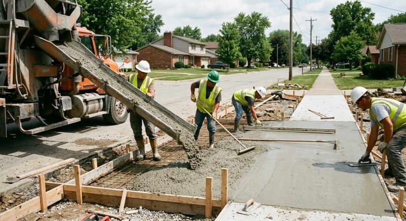 Concrete Sidewalk Construction in Fort Collins, CO